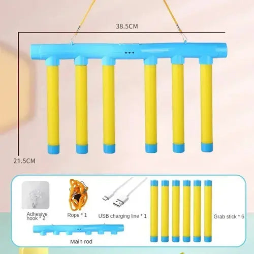 View details for Falling Sticks Game, Children Catching Sticks Hand Eye Coordination 