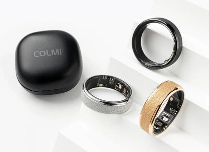 COLMI R10 Smart Ring with Charging Case for Men Women, Health and Sleep Monitor, 5ATM Waterproof, Multi-sport Mode Shop1103572318 Store
