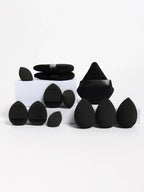 12-Piece All-Purpose Makeup Sponge Set, Made of 3 Loose Powder Puffs, 3 Mini Air Cushion Puffs, 3 Beauty Eggs and 3 Mini Beauty Shop Cherry Darling Store