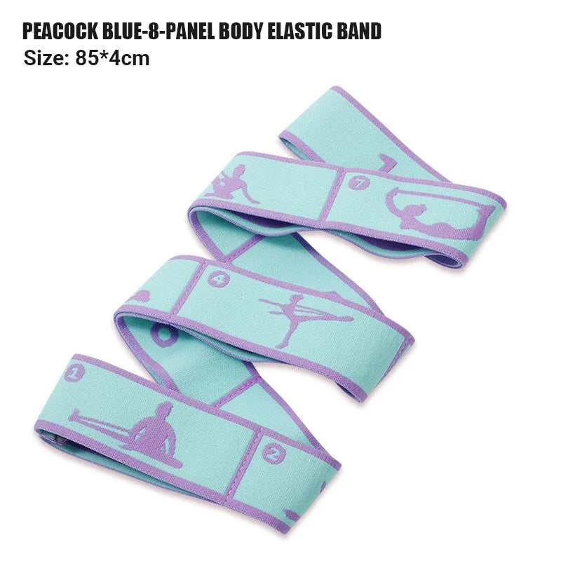 Multi-Section Elastic Yoga Resistance Bands Adult Child Dance Training Gym Home Pilates Exercise Pull Strap Belt Fitness Sport SPORT-1 Store