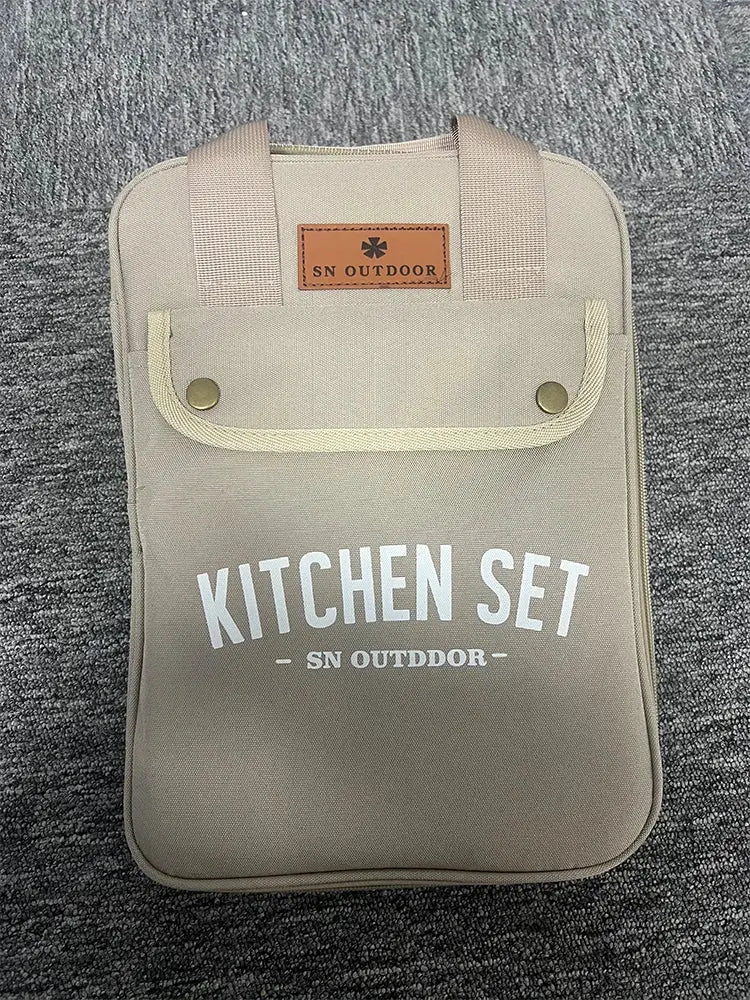8pcs Camping Kitchen Cookware Set Portable Outdoor Travel Utensils AliExpress