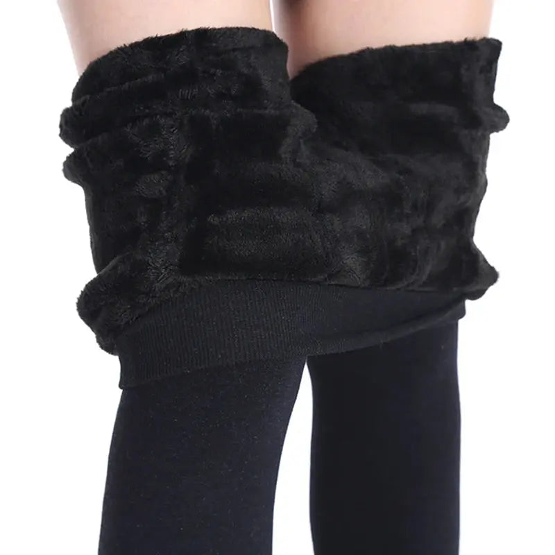  View details for Women Winter Leggings Warm Leggins High Waist Solid Color Velvet Women