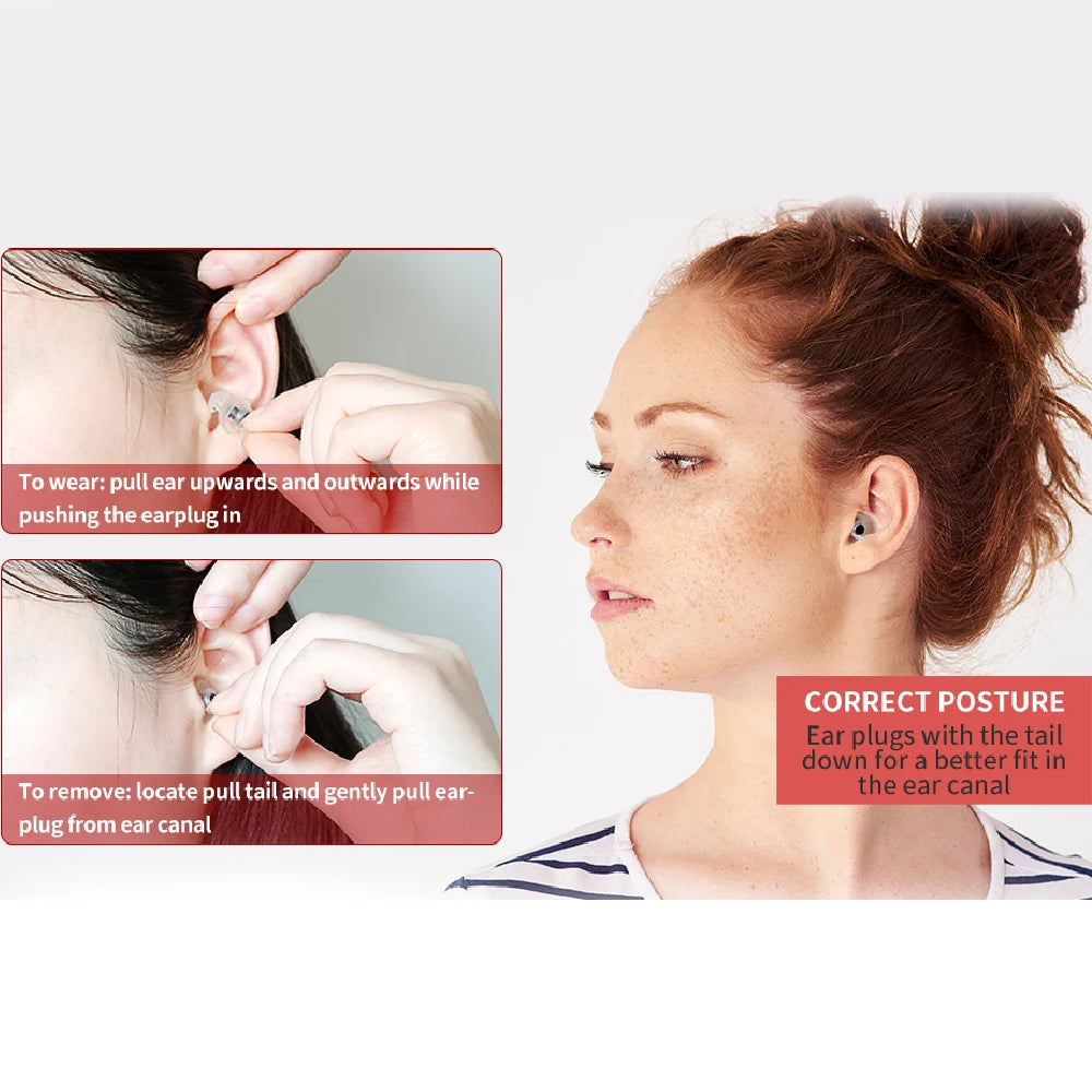 HUAK High Fidelity Earplugs - Reusable Noise Reduction Hearing AliExpress