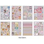 6pcs/10pcs Set Y2K Random Cute Glitter Laser Sticker for Phone Camera Luggage Journal Sticker Kawaii Decoration Sticker Gift Gamilike Store
