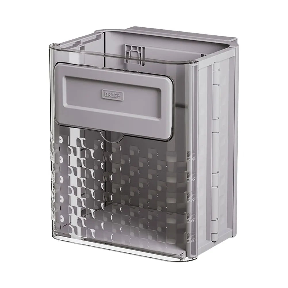 10L Foldable Hanging Trash Can Large Capacity Hanging Collapsible Trash Can Kitchen Garbage Can for Cabinets Bathroom Shop1104035099 Store