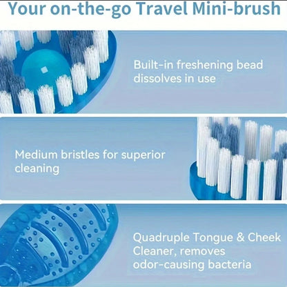 FreshFix 5-in-1 – Brush, Floss & Scrape Anywhere!
