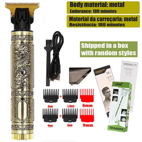 Affordable T9 Cordless Hair Clippers for Men - Compact & Quiet Grooming Tool AliExpress
