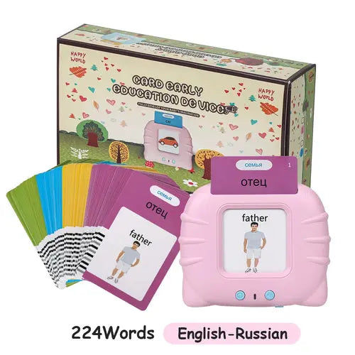 Máquina de aprendizaje para niños: tarjetas didácticas parlantes para preescolar
