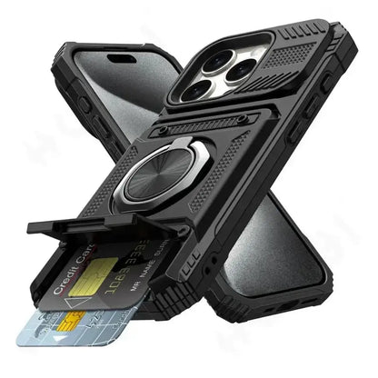 Case For iPhone Magnetic Rotated Ring Kickstand Heavy Duty Drop Protection Wallet Cover Shop1103753338 Store