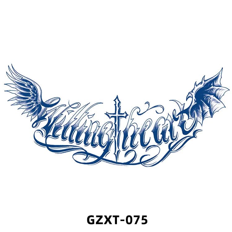 New Wholesale Juice Chest Stickers Tattoo Herbal Semi-permanent Back Tatoo Wings Tattoo Stickpaper WAM-girl Store Store