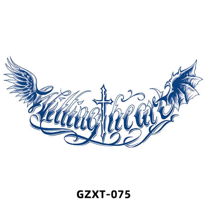 New Wholesale Juice Chest Stickers Tattoo Herbal Semi-permanent Back Tatoo Wings Tattoo Stickpaper WAM-girl Store Store