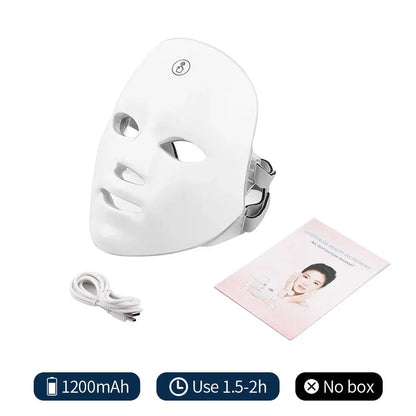 Sam Bam 7-Color LED Photon Facial Mask – Ultimate Skin Rejuvenation foreverlily Store