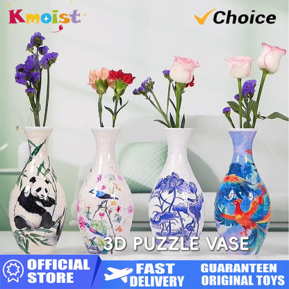 Creative Bloom: Build Your Own 3D Puzzle Vase Kmoist Official Store
