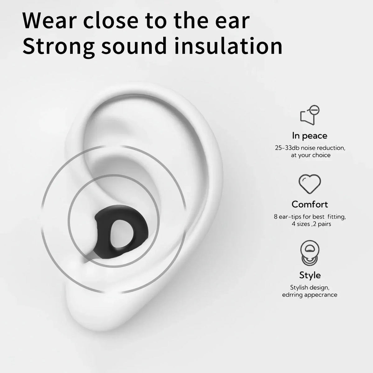 HUAK Quiet Ear Plugs for Noise Reduction – Super Soft, Reusable AliExpress