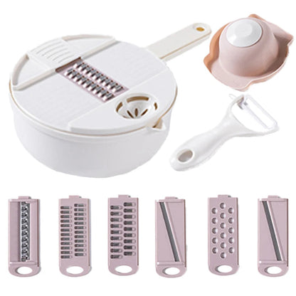 1Pc Green/Blue/Pink Kitchen Multifunctional Salad Utensils Vegetable Chopper Carrot Potato Manual Shredder Cook Vegetable Tools Shop1103816097 Store