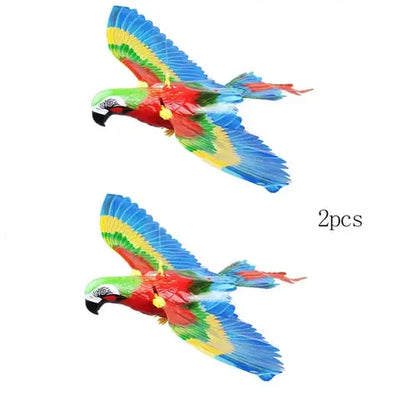 Simulation Bird Interactive Cat Toys Electric Hanging Eagle Flying AliExpress