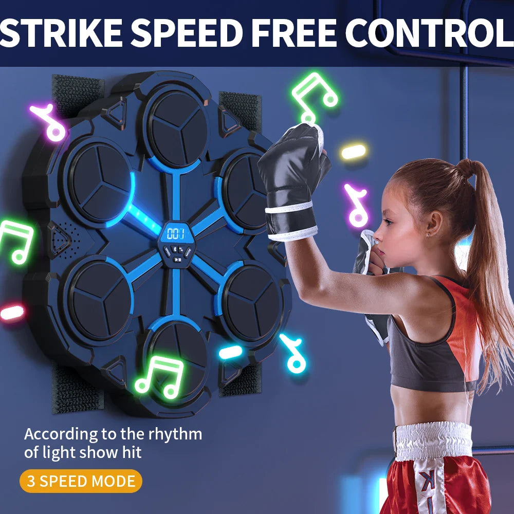 Smart Bluetooth Music Boxing Machine,Decompression,Fighting Fitness Home Boxing Wall Target Boxing Trainer Boxing Accessories Ponerait Benzhou Store