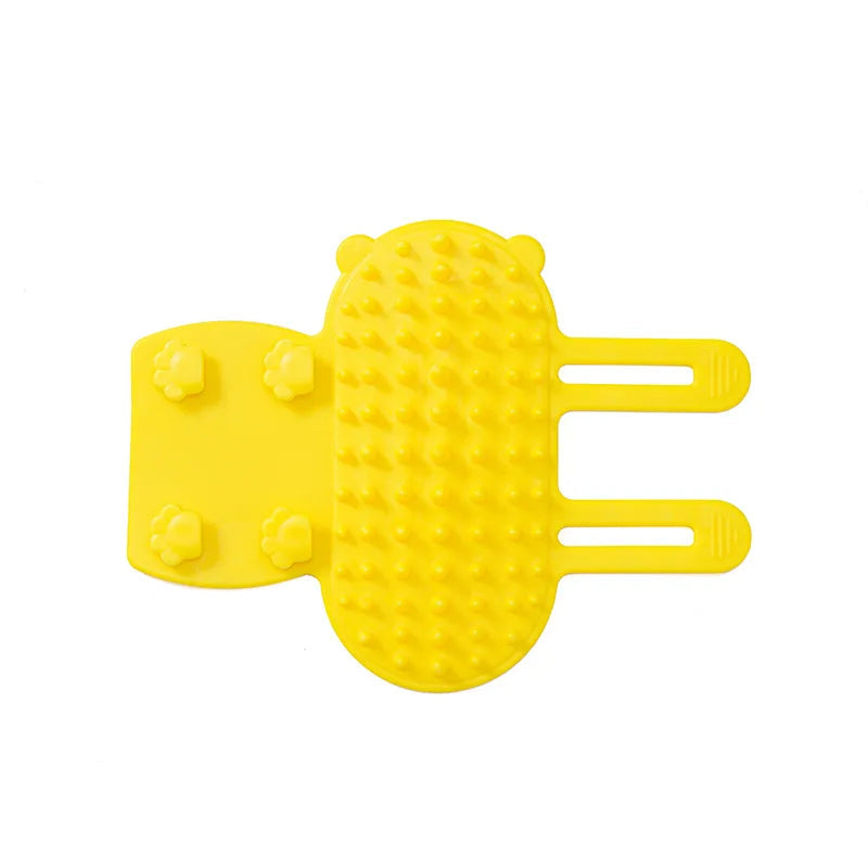 Pet Cat Hair Removal Massage Comb: Self-Cleaning Wall Corner Cat Scratcher Brush for Grooming HOMEPRO GLOBAL Store