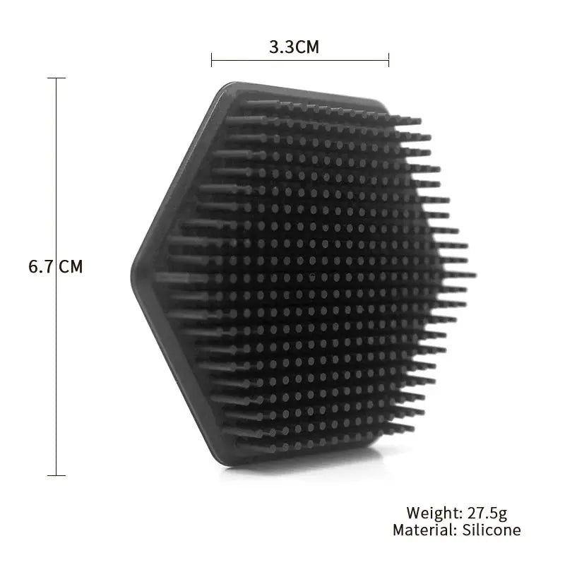 Brocha de afeitar para hombre para limpieza, herramienta de barbero, bigote de silicona