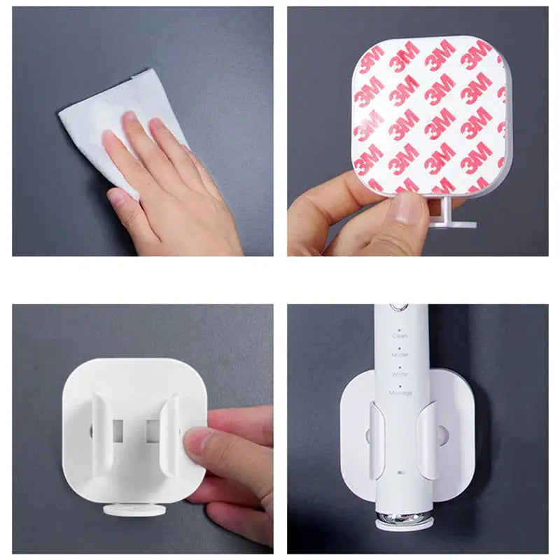 Toothbrush Stand Rack Organizer Electric Toothbrush Wall-Mounted AliExpress
