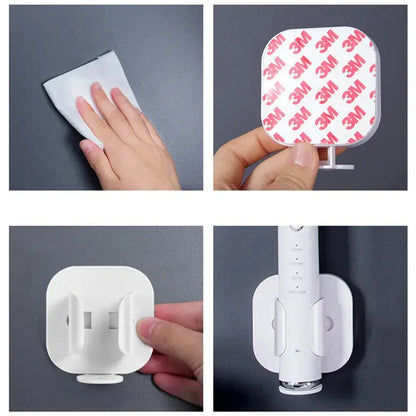 Toothbrush Stand Rack Organizer Electric Toothbrush Wall-Mounted AliExpress