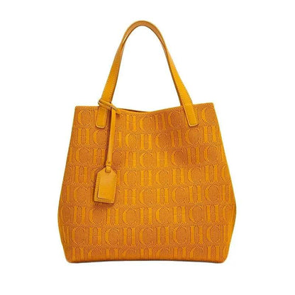 Fashionable Classic New Solid Color Outer Bag Women's Handbag Exquisite Craftsmanship Large Capacity Tote Bag HC Luxury Fashion Flagship Store Store