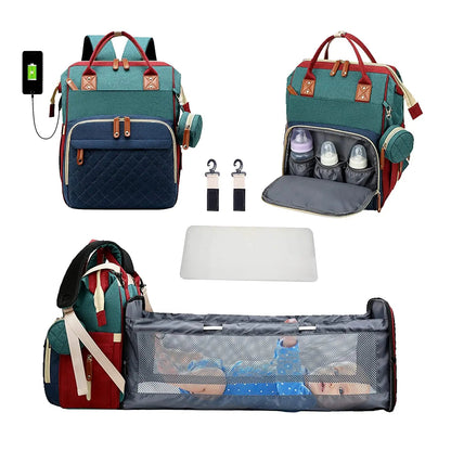 3-in-1 Diaper Bag & Baby Bed YOURSChoice Store