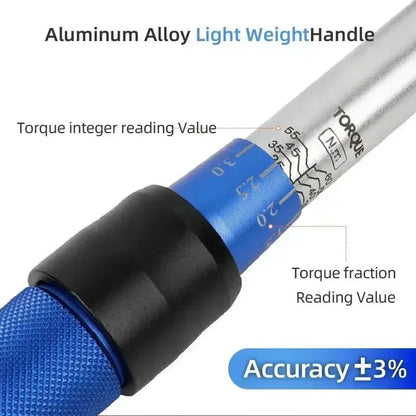 5-60N.m Torque Wrench 3/8 Inch Square Drive Torques Key ±3% High Precision Torque Wrench Professional Bicycle Automotive Tool Stone's Store
