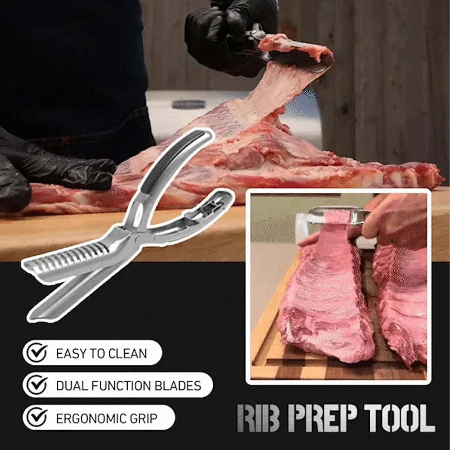 Peel Easy: Rib Prep Pro BBQ Skinner