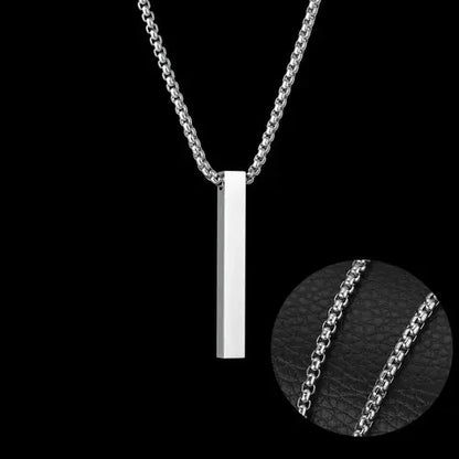 Atoztide New Engraved Date Necklaces Name for Women Stainless Steel