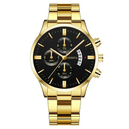 2023 Luxury Fashion Mens Watches Silver Stainless Steel Quartz Wrist