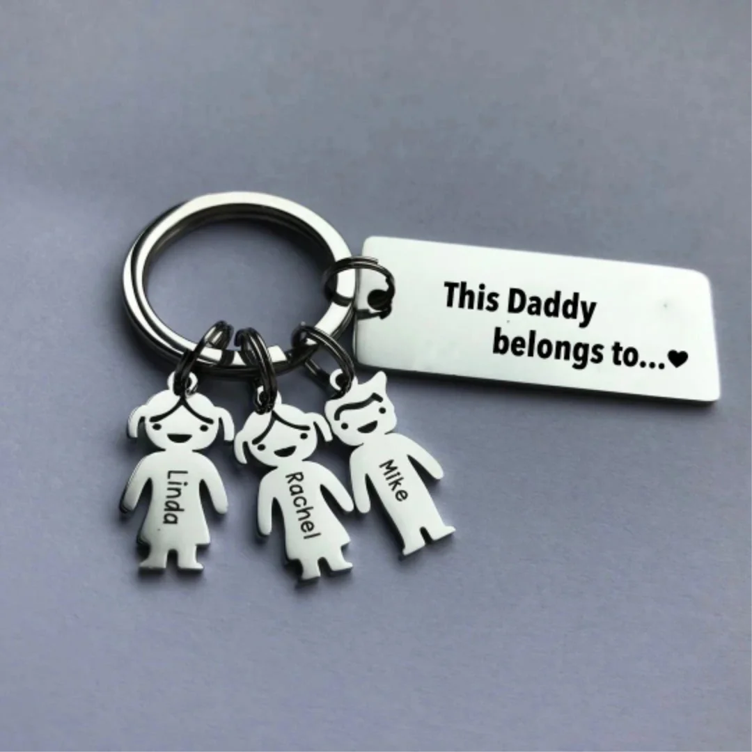 Personalized Family Keychain – Carry Loved Ones Wherever You Go!