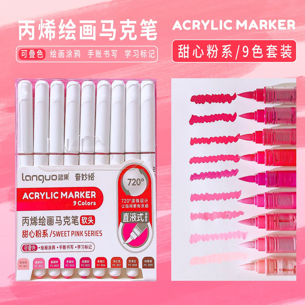 VividFlow Markers: Bold Colors, Smooth Strokes! Kawaii Stationery Store