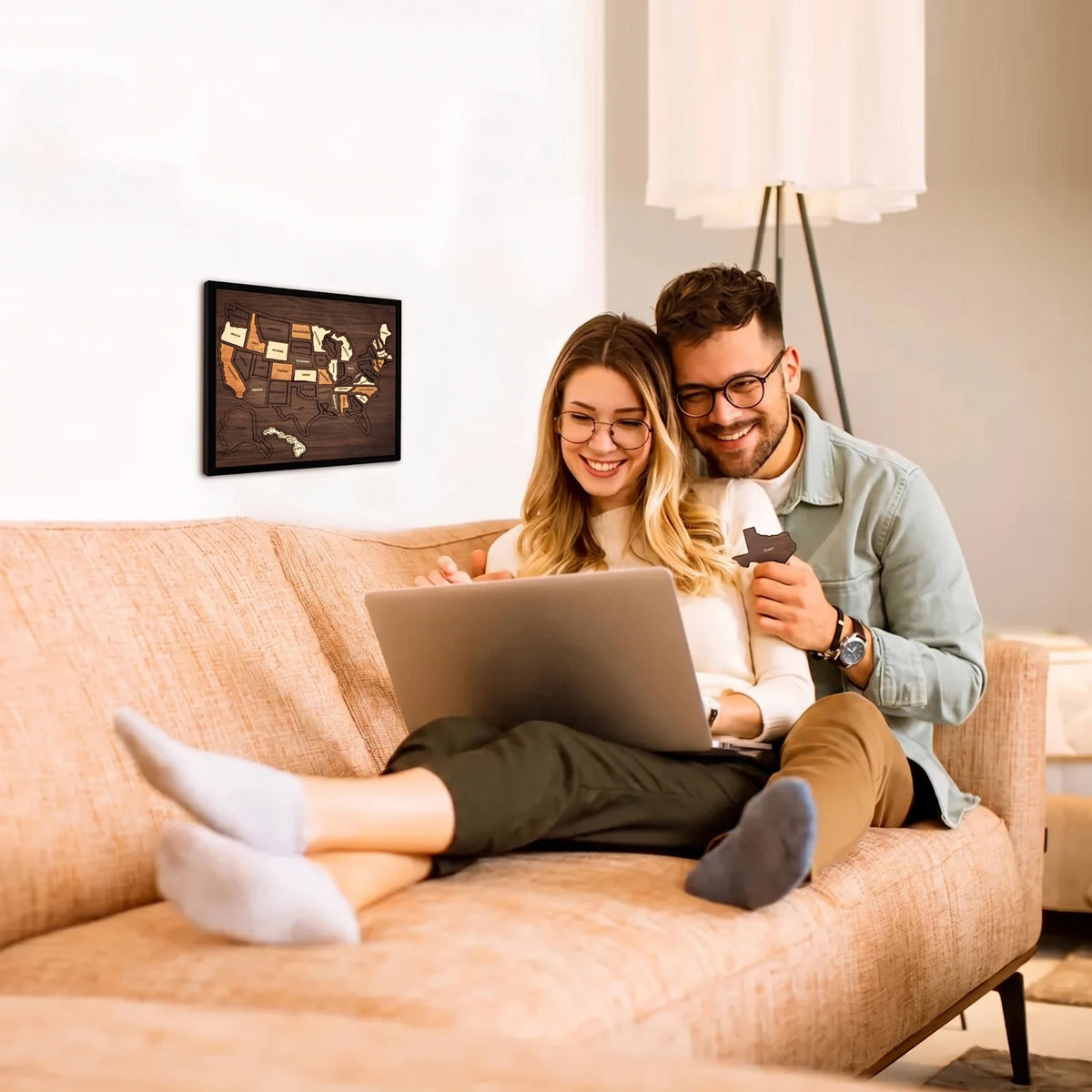 MapQuest™ USA Puzzle 🗺️✨ — Build Your Travel Memories