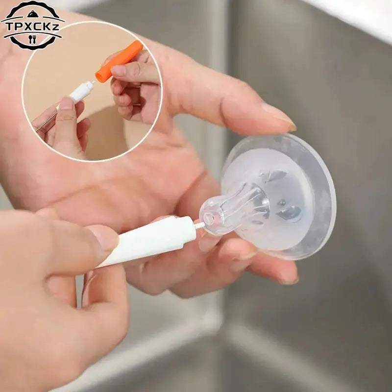 3 In 1 Cup Cover Straw Cleaning Brush Multi-functional Bottle Cleaning