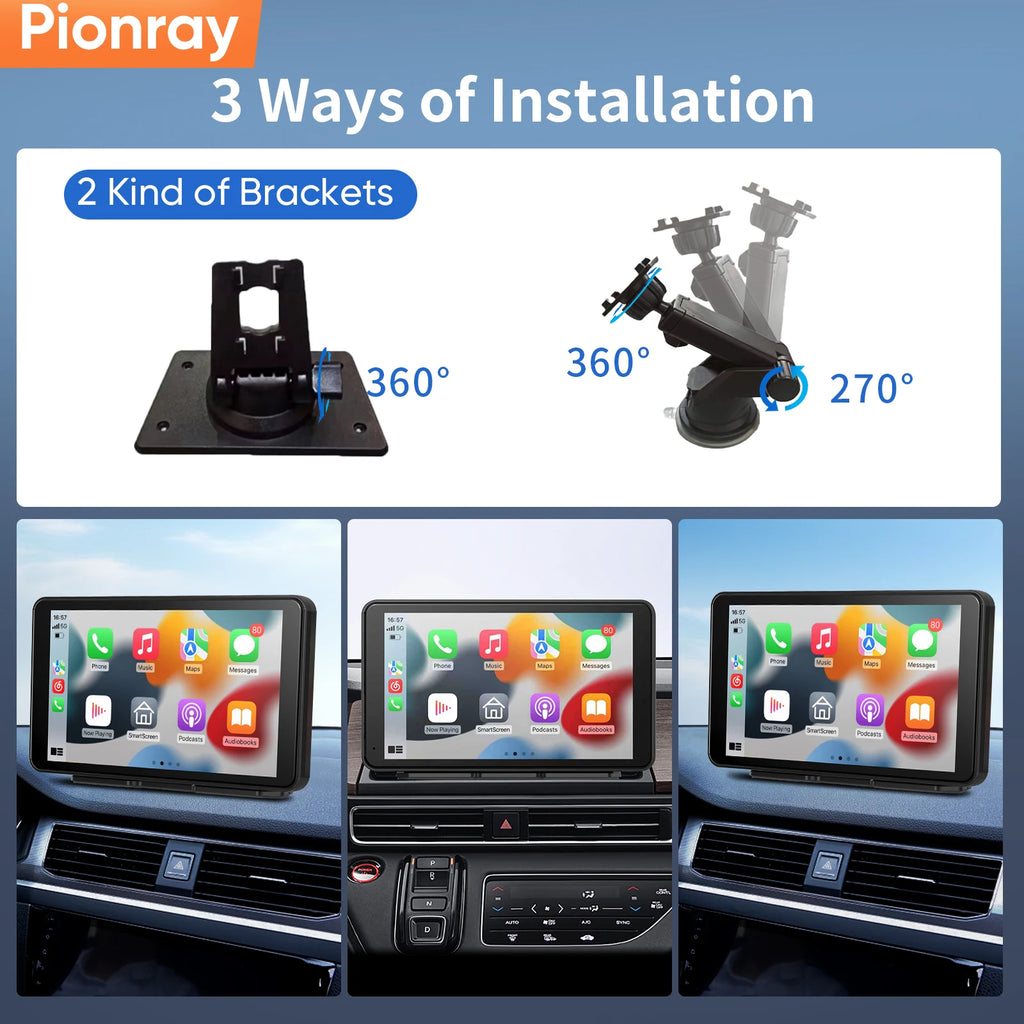 DriveSync™ 10” Wireless CarPlay 🚗📱 Big Screen. Smart Drive.