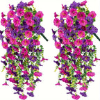 2pcs Artificial Hanging Flowers