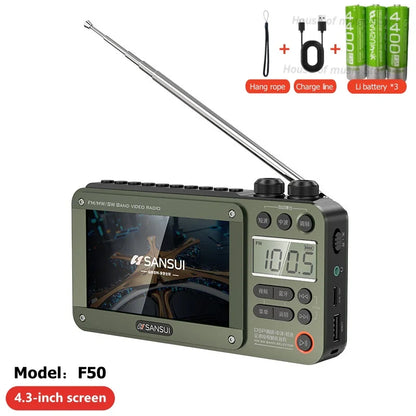 WaveSync Pocket Radio With Bluetooth Entertainment Anywhere Power Outages