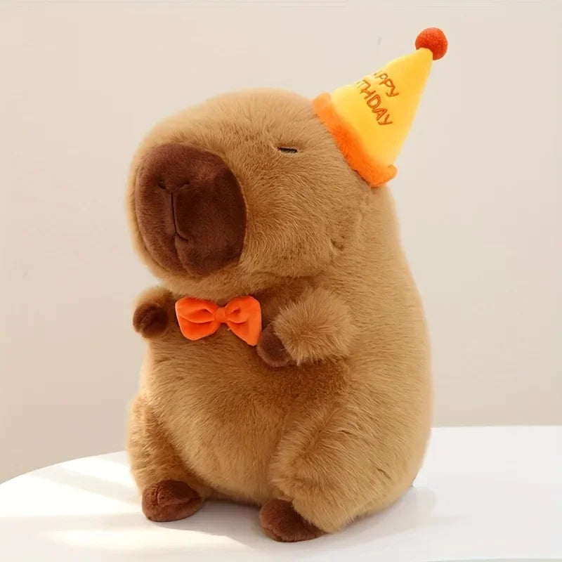 23cm Capybara Plush Simulation Capibara Anime Fluffty Toy Cute Doll Stuffed Animals Soft Doll Plush Christmas Thanksgiving Gift Stone's Store