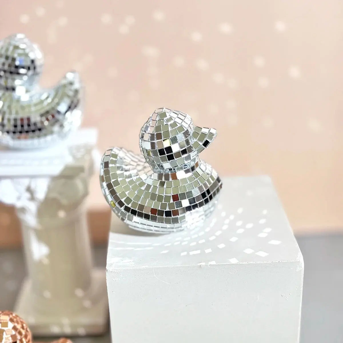 Disco Duck Bedroom Decoration Handmade Mirror Disco Ball Duck Shape AliExpress