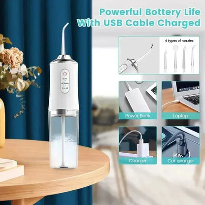 Electric Dental Water Flosser Oral Irrigator Portable Dental Bed AliExpress