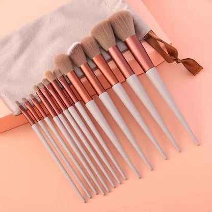 Beginner-Friendly 13 PCS Makeup Brush Set for Eyes, Face, and Foundation AliExpress