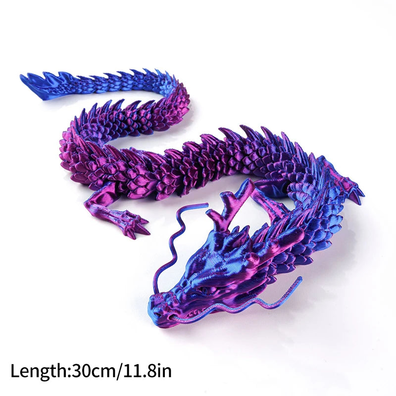 FlexiCrystal Dragon: 3D-Printed Magic in Motion Creatinglife Store