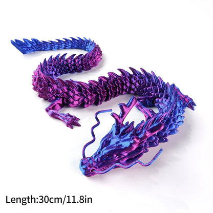 FlexiCrystal Dragon: 3D-Printed Magic in Motion Creatinglife Store