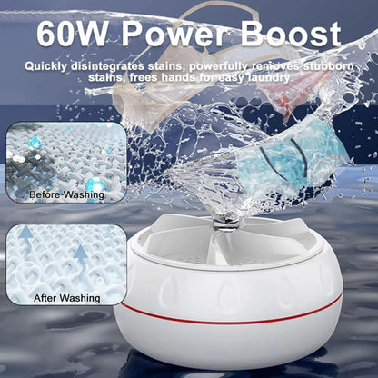 USB Rotating Turbo Fruit Kitchen Ultrasonic Dishwasher Lai Fu Store