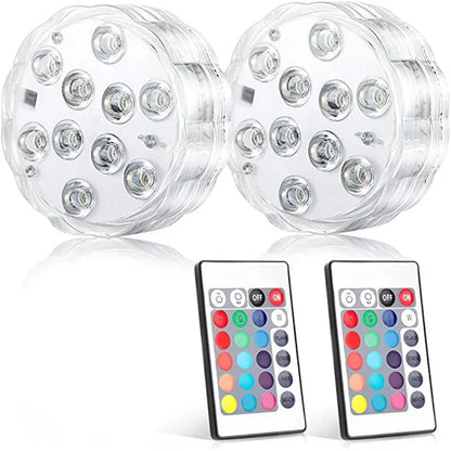 Glow Your Pool: Submersible LED Lights with RF Remote