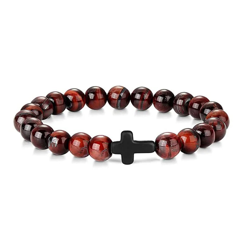 Men's Prayer Onyx Meditation Beads Bracelets Stone's Store
