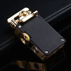 CHIEF New Metal Rocker Kerosene Lighter Creative Rocker Ignition Fashion Leather Lighter High-end Men's Gift Hello My Friend Boutique Store
