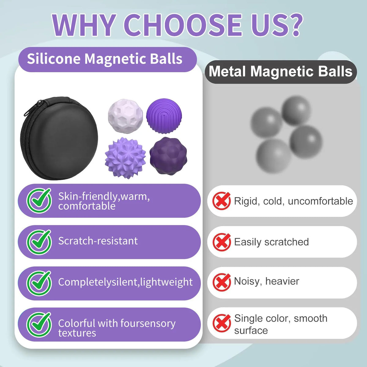 MagSnap Fidget Ball – ¡Alivio del estrés con clics satisfactorios!