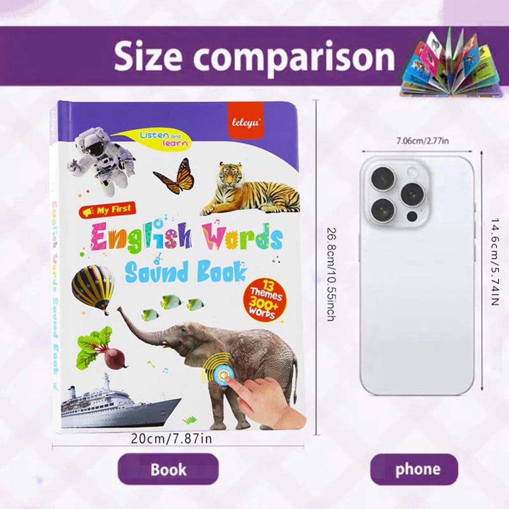 WordWhiz™ – Más de 300 sonidos interactivos en inglés para niños 📚